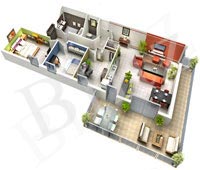 3D Floor Plan 3D Floor Plan